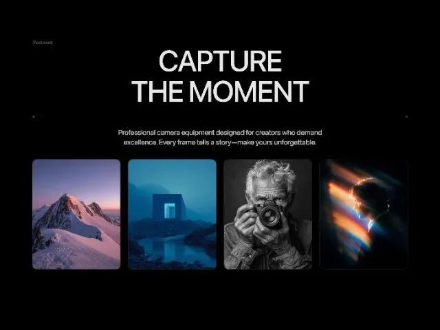 Featured Hero Gallery Section preview