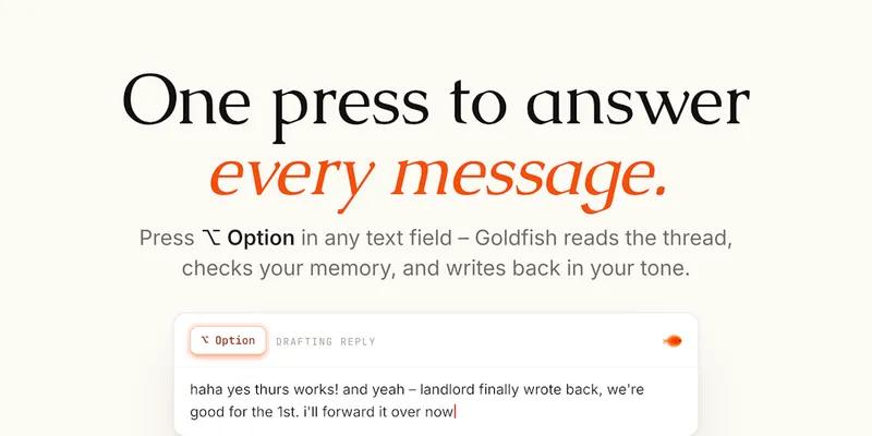 Goldfish screenshot