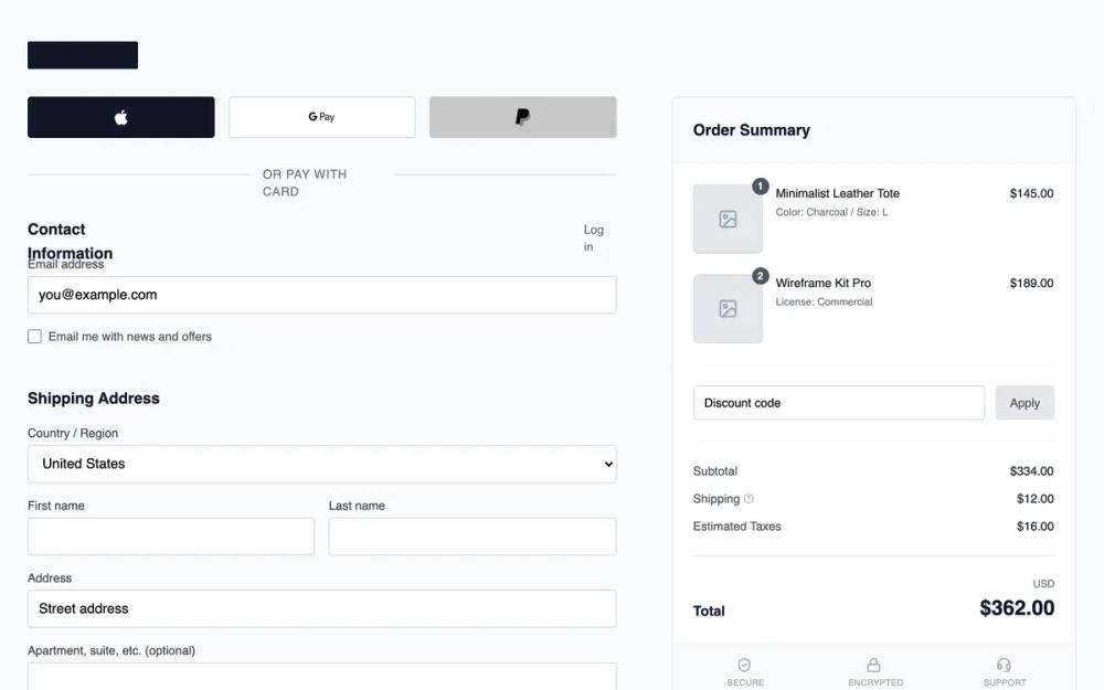 Check out Page- Express