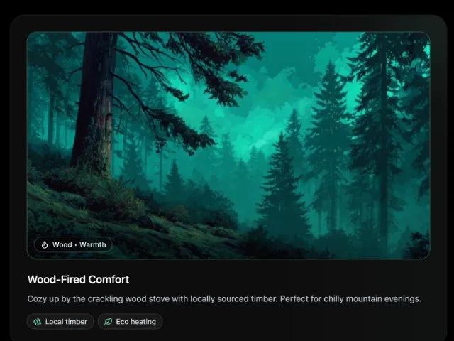 Feature Card with Image preview