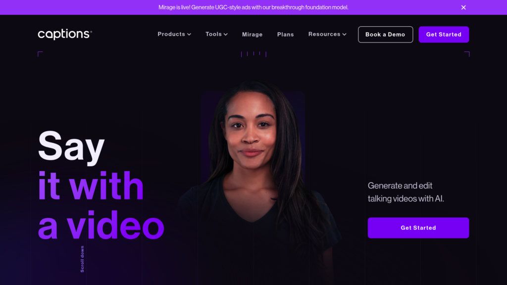 Captions AI screenshot