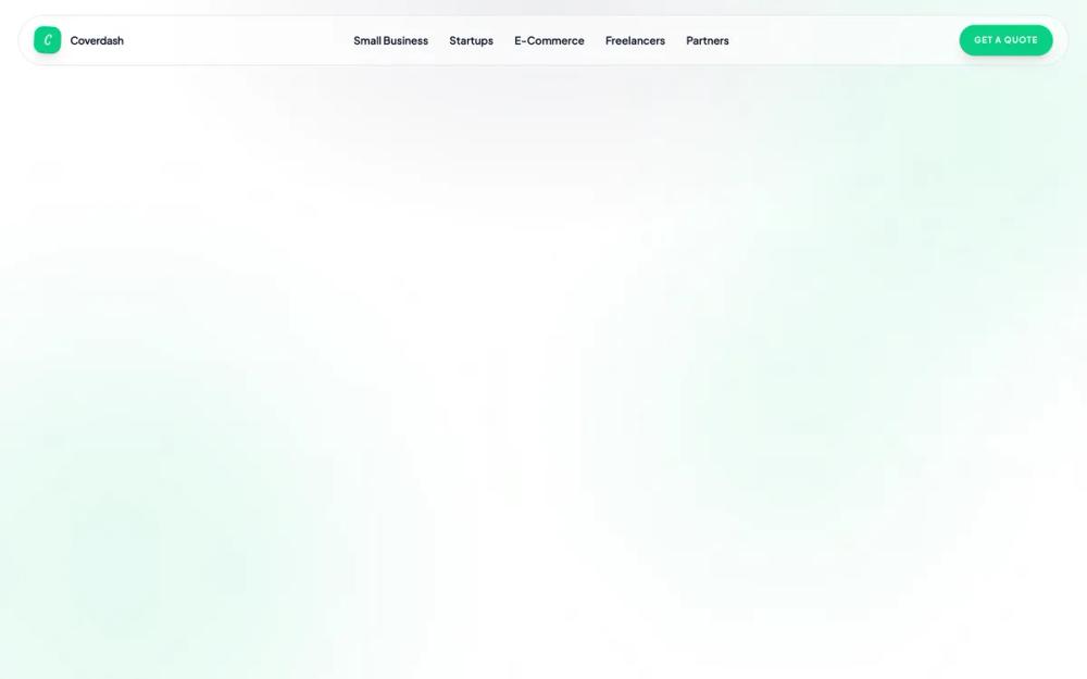 Coverdash Editorial Insurtech Landing