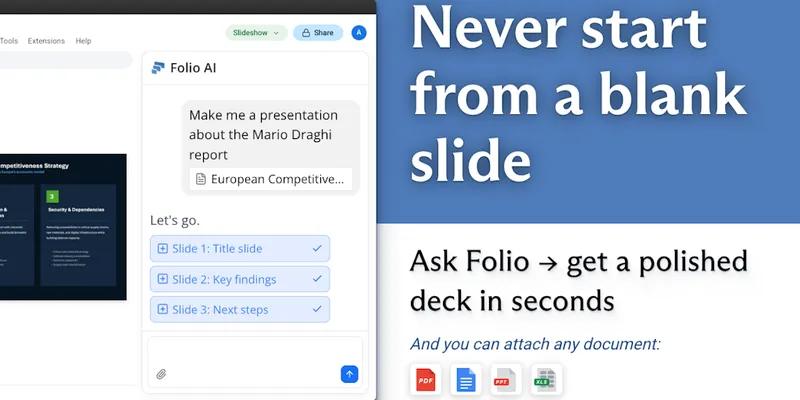 Folio AI screenshot