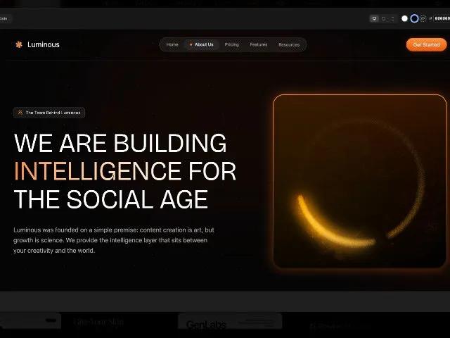 About Us Page preview