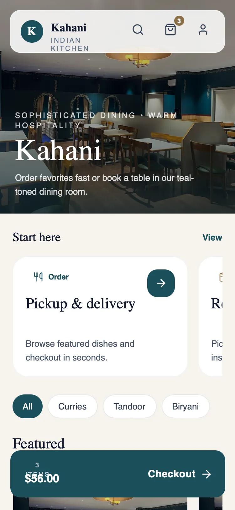 Kahani — Hero-First Immersive (Production-Ready)