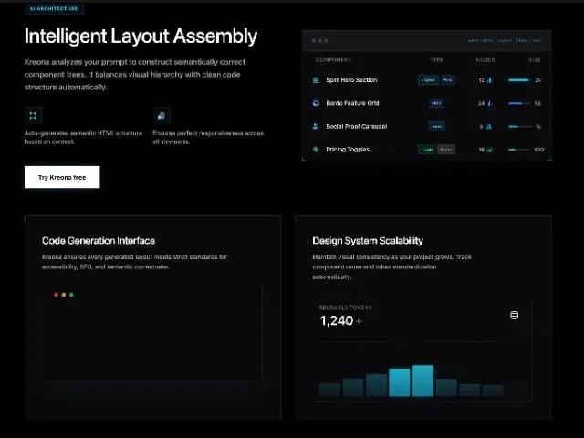 AI Layout Architecture Feature Section preview