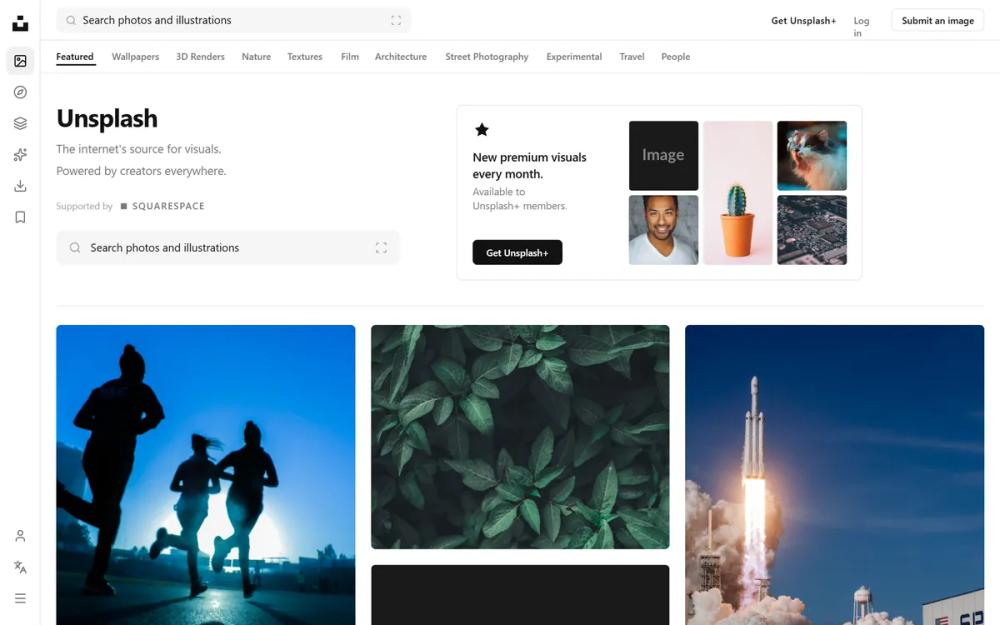 Unsplash — Linear/Zed Redesign