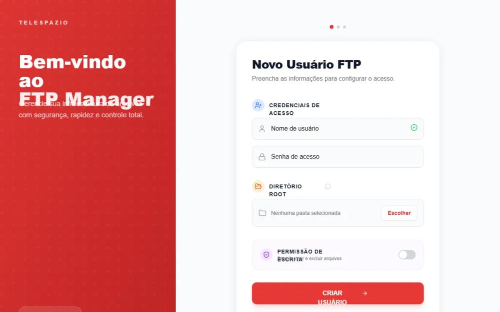 Modern Card-Based FTP Manager