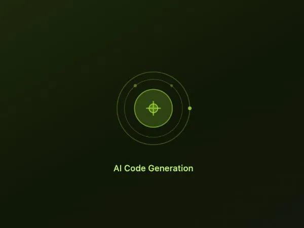 Animated AI Code Generation Card preview