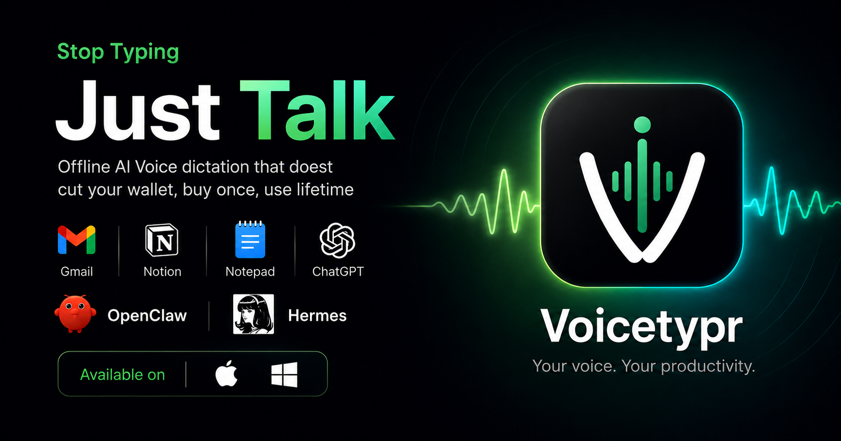 VoiceTypr screenshot