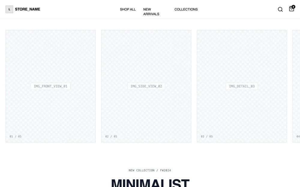 Gallery-First Product Page