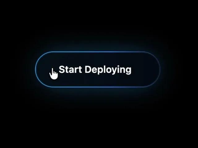 Interactive Glow Button with Radial Hover Effect preview