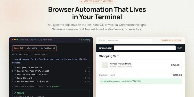 Kane CLI screenshot