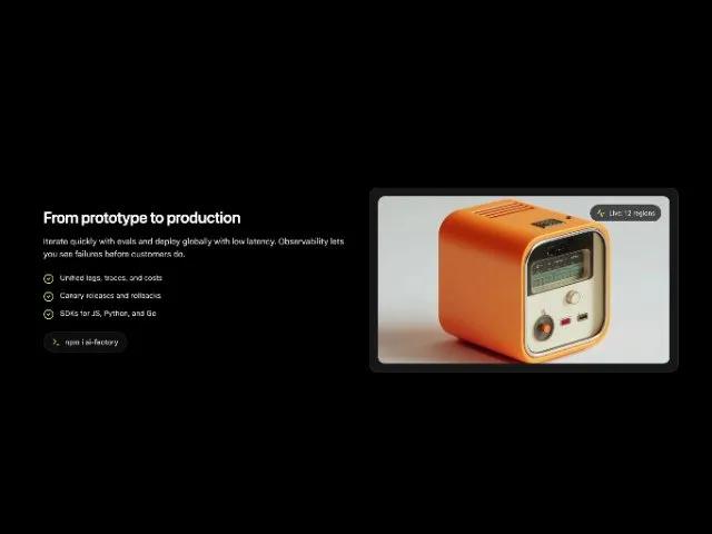 Two-Column Feature Section with Image preview