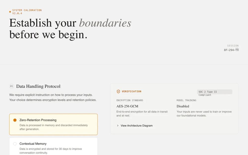 System Initialization - Trust & Transparency