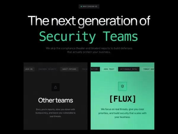 Security Teams Comparison Feature Section preview