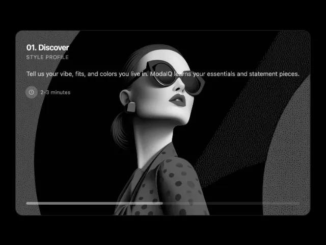 Onboarding Step Card with Hover Blur Background preview