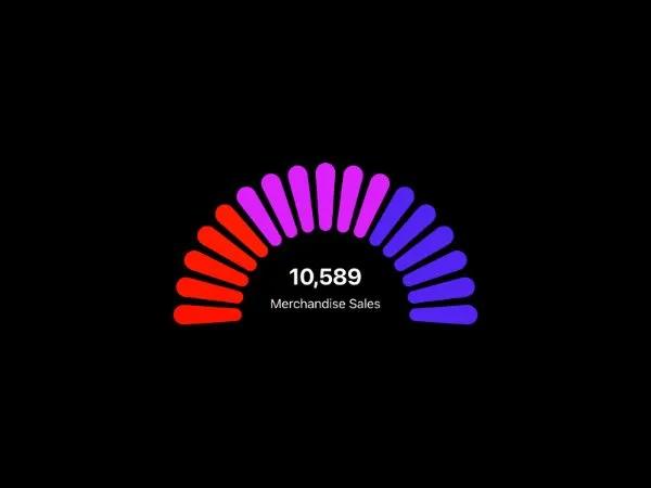 Conic-Gradient Circular Ring SVG Illustration preview