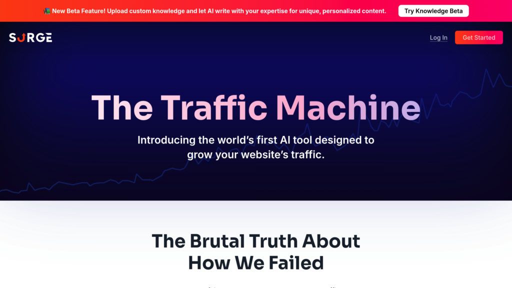 SurgeGraph screenshot