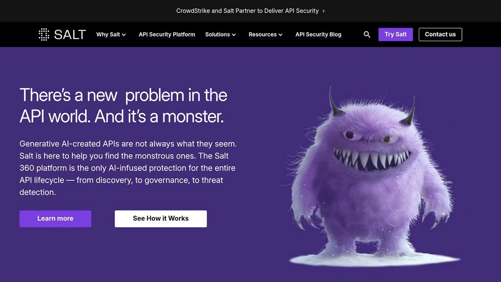 Salt Security screenshot
