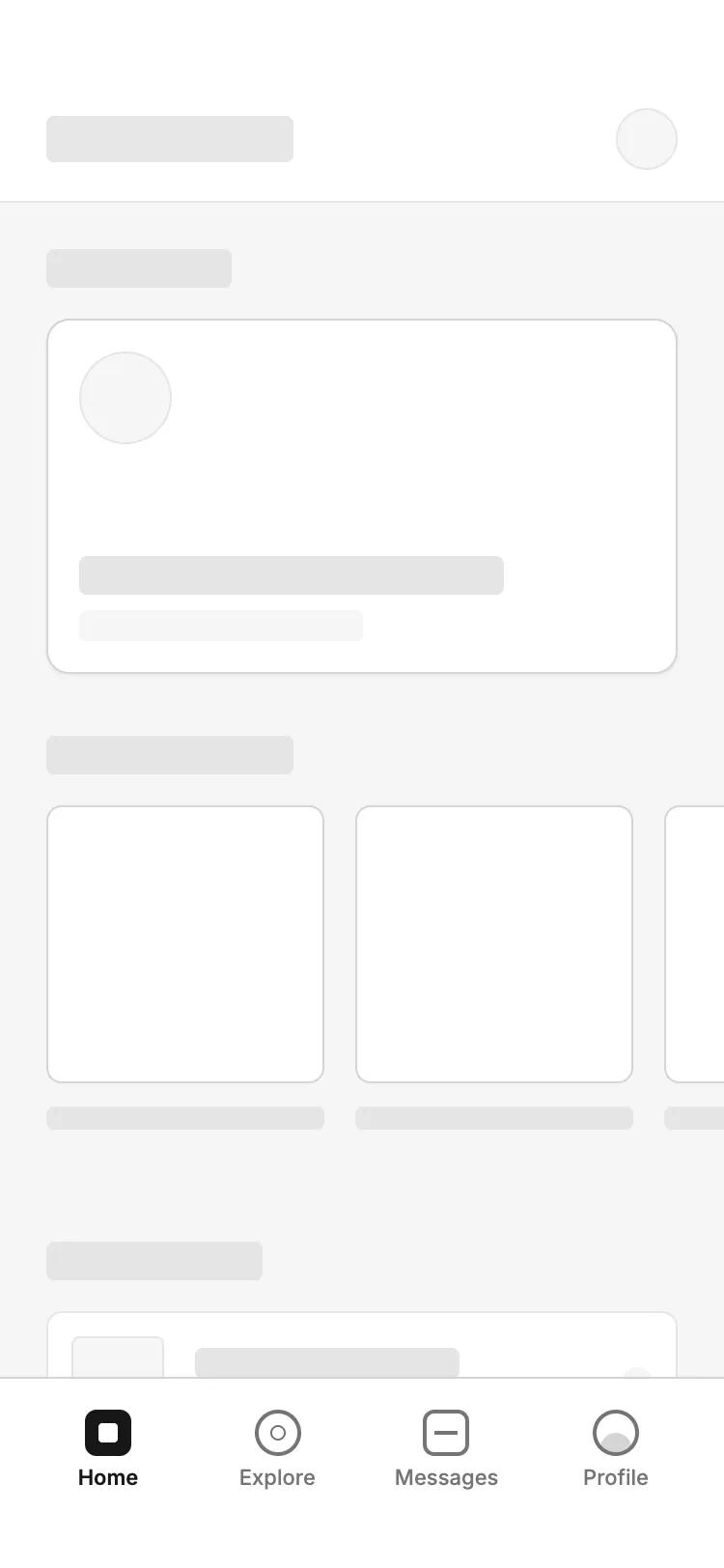 Bottom Tab- Primary Action Navigation