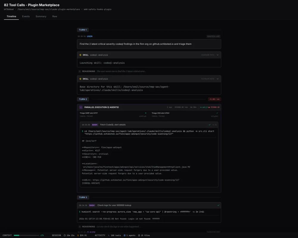 CodingAgentTraceViewer