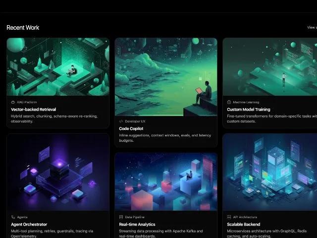 Responsive Portfolio Masonry Grid Section preview