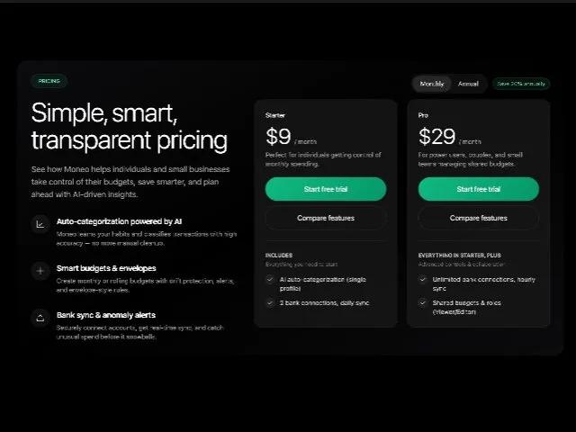 Tailwind Responsive Pricing Section with Billing Toggle preview