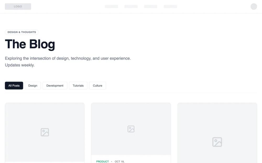 Blog Page - Editorial Grid Magazine