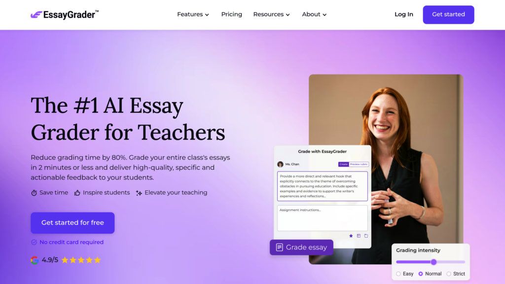 EssayGrader.ai screenshot