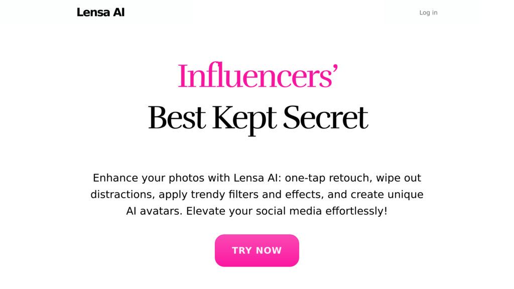 Lensa AI screenshot