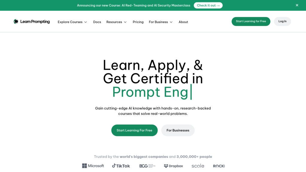 Learn Prompting screenshot