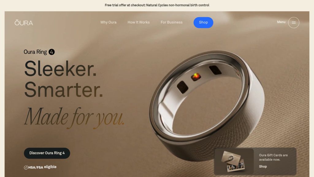 Oura Ring screenshot