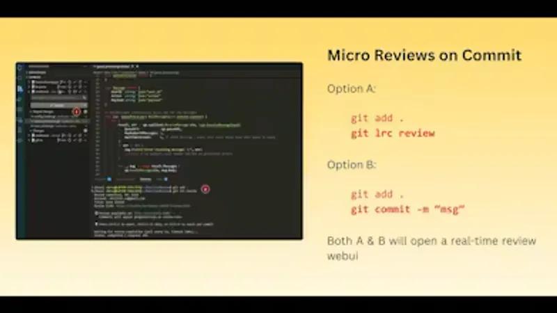 git-lrc screenshot