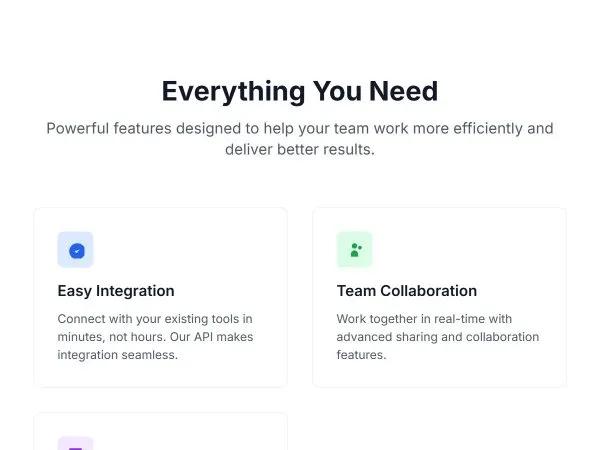 Feature Card Grid preview