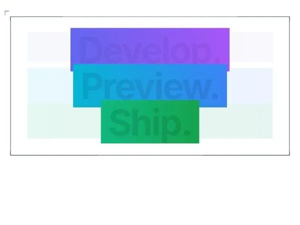 Gradient Hero Text Display preview