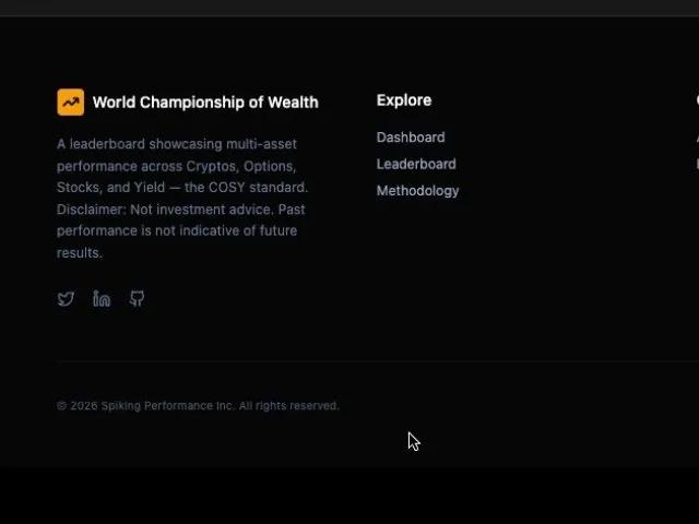Multi-Column Website Footer with Social Links preview