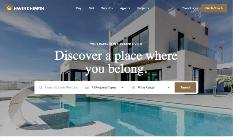 Landing Page / Real-Estate