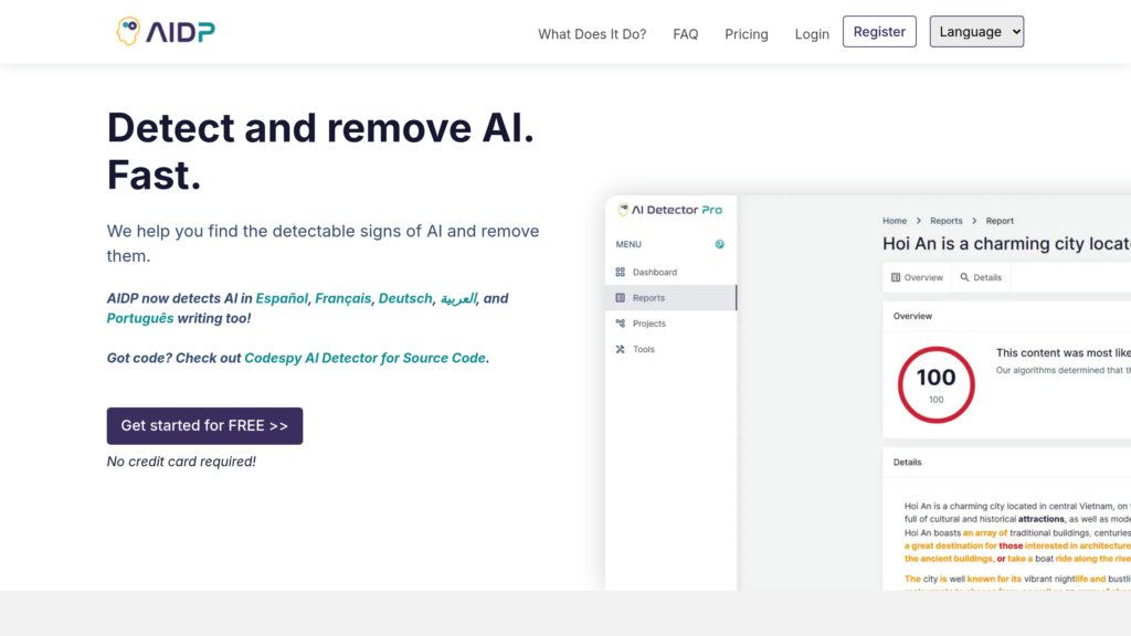 AI Detector Pro screenshot