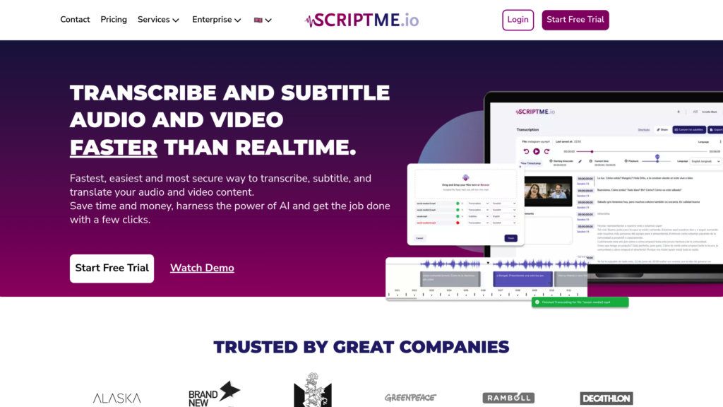 ScriptMe screenshot