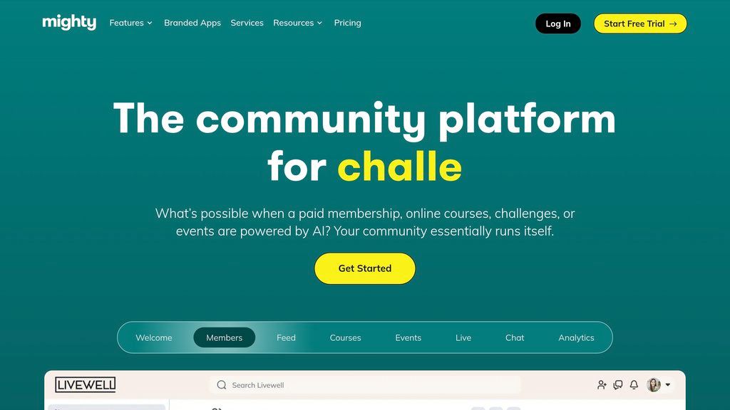 Mighty Networks screenshot