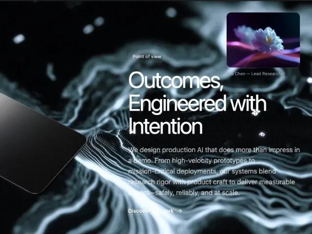 Showcase Hero Section with Parallax & Scroll Animations preview