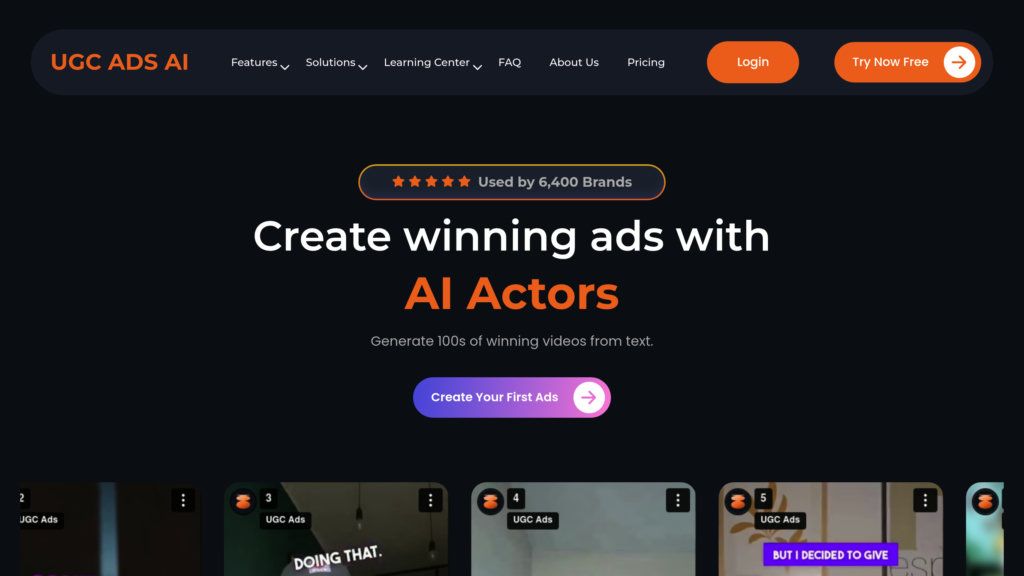 UGC Ads AI screenshot