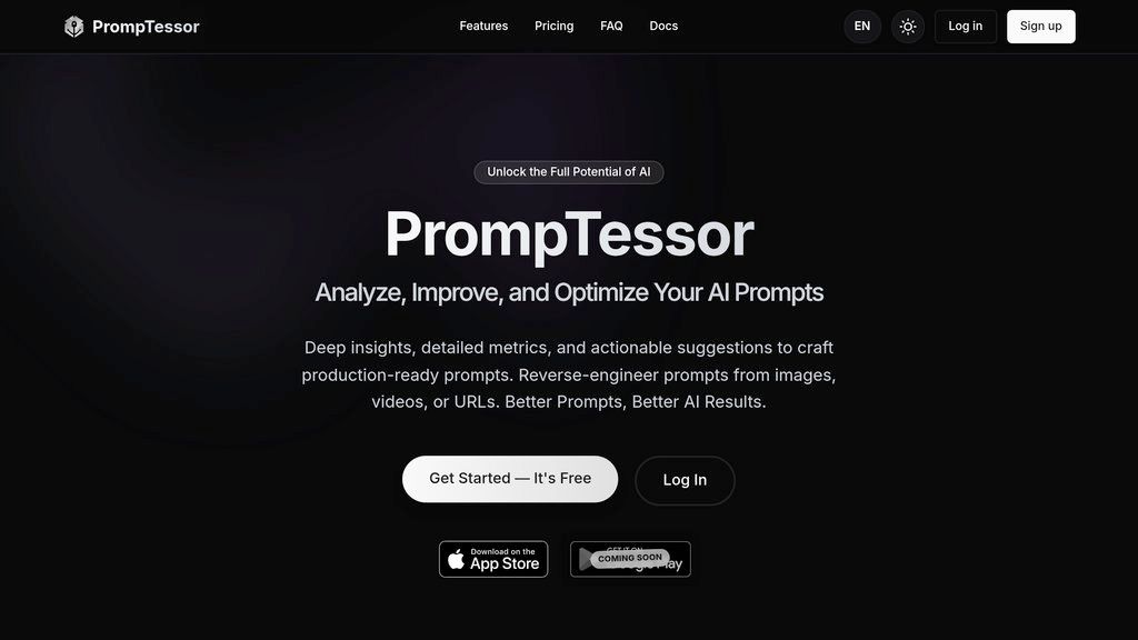 PrompTessor screenshot