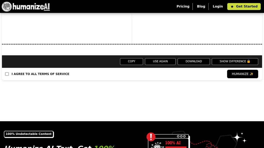 Humanize AI screenshot