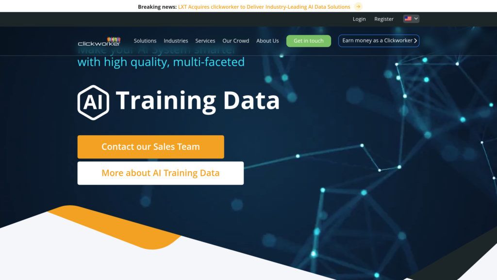 Clickworker screenshot