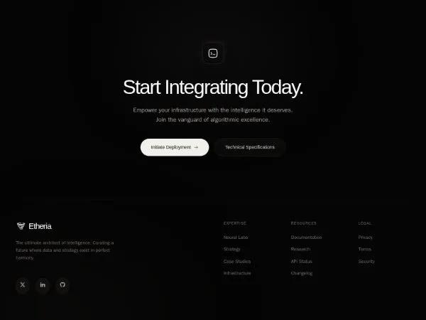 Dark CTA Footer Section with Ambient Glow preview