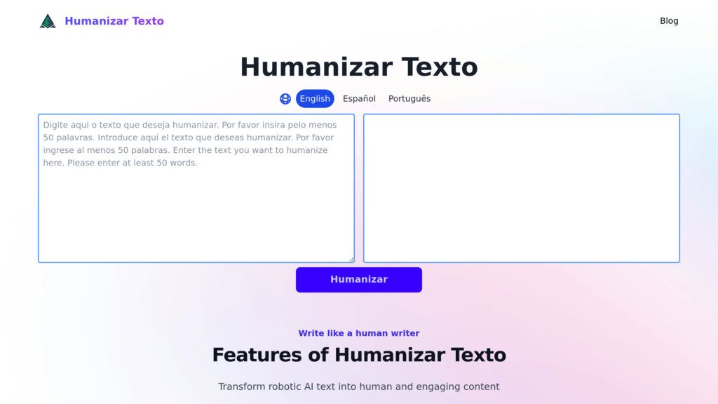 Humanizar Texto screenshot