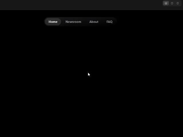 Gradient Navigation Bar with CTA Button preview