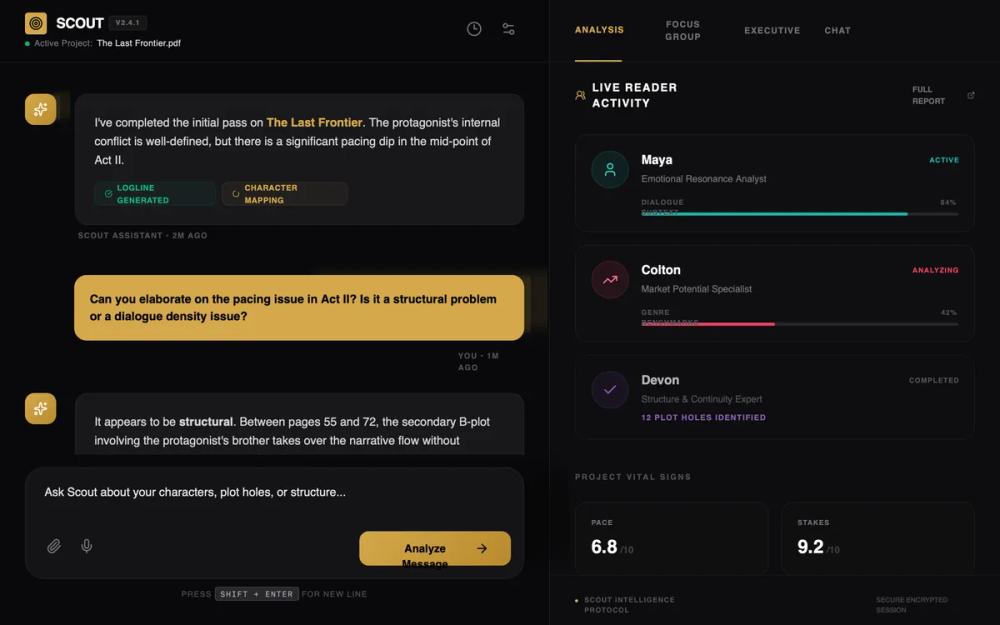 Scout AI - Refined Interface